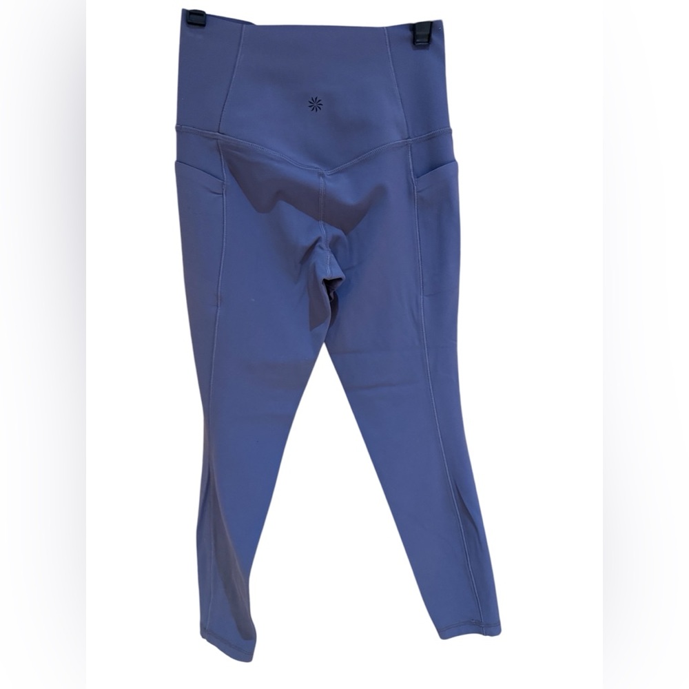 Athleta SALUTATION STASH 7/8 TIGHT Leggings with Pockets - Purple Size XXS - Picture 2 of 6